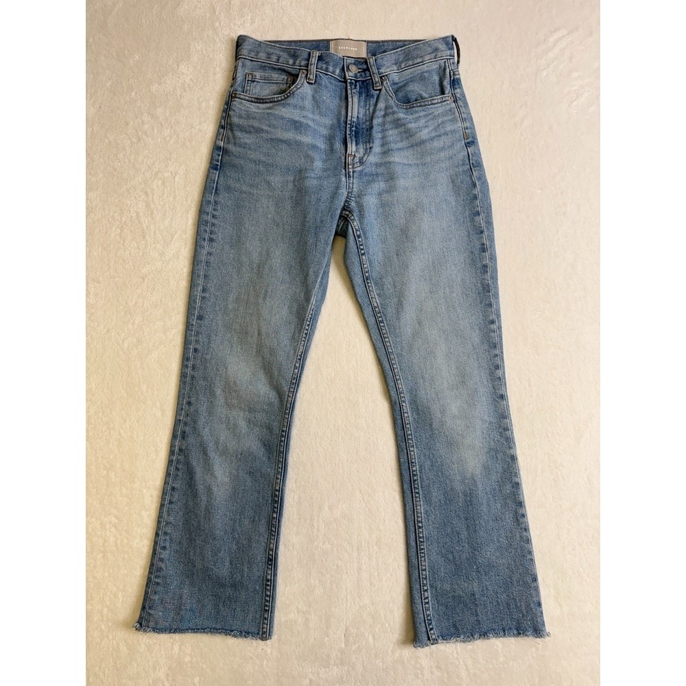 Everlane Light Blue High-Rise Slight Flare Jeans